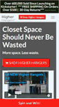Mobile Screenshot of higherhangers.com