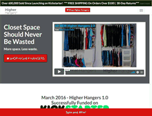 Tablet Screenshot of higherhangers.com